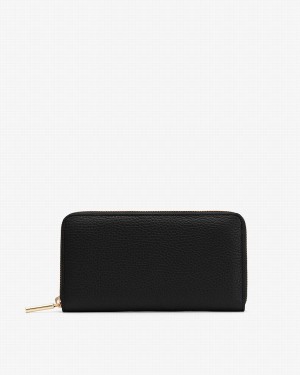 Cuyana Classic Zip Around Pung Dame Sort | ZHL2515VE