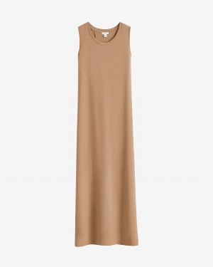 Cuyana Drape-Back Kjole Dame Brune | JOE928JY