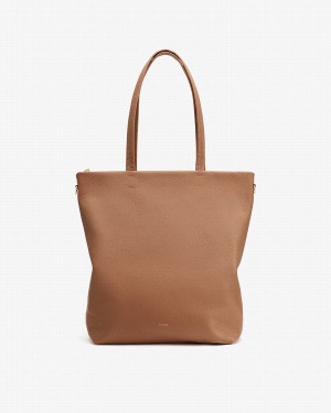 Cuyana Høje Easy Lynlås Tote Tasker Dame Brune | LGC6231GS