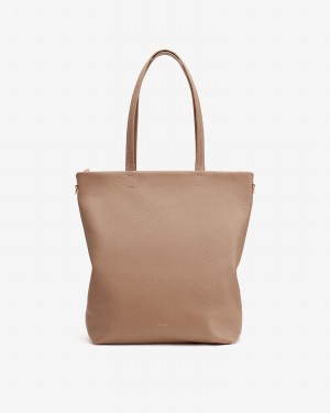 Cuyana Høje Easy Lynlås Tote Tasker Dame Khaki | DXS3942DE