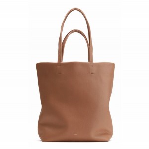 Cuyana Høje Easy Tote Tasker Dame Brune | JAL6942LA