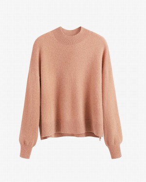 Cuyana Single Origin Cashmere Cropped Trøjer Dame Beige | KRE5986ON