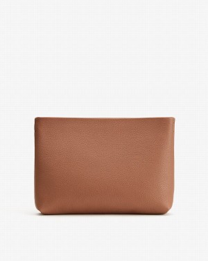 Cuyana Small Lynlås Pouches Dame Brune | UVQ7283XD