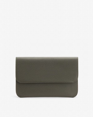 Cuyana System Flap Clutch Tasker Dame Mørkegrøn | CZA4470CQ