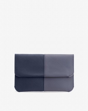 Cuyana System Flap Clutch Tasker Dame Mørkeblå | OCU5850XV