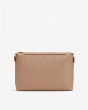 Cuyana System Insert Pouches Dame Khaki | OLN9463CZ