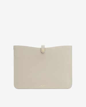 Cuyana System Laptop Taske Dame Lysegrå | JNR1588TL