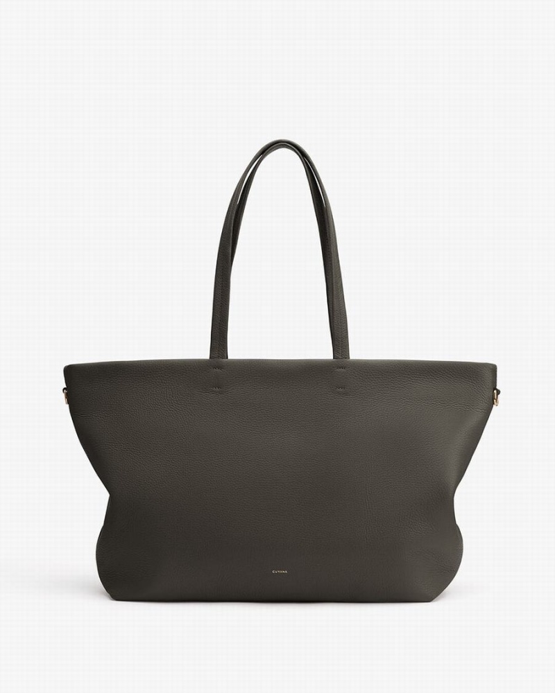 Cuyana Classic Easy Lynlås Tote Tasker Dame Mørkegrøn | NCR3578OF