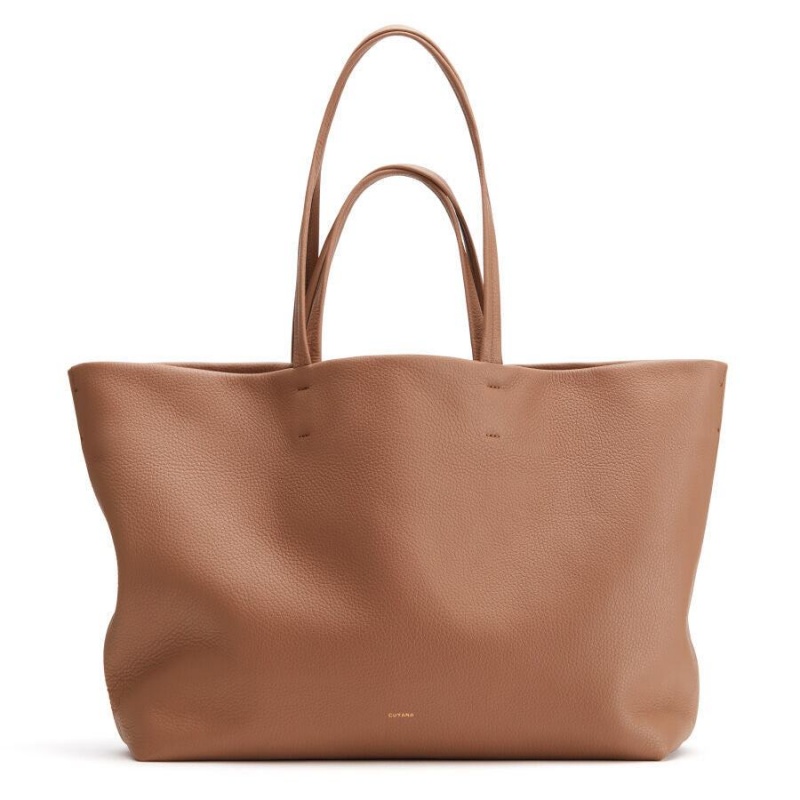 Cuyana Classic Easy Tote Tasker Dame Brune | EQU9940SB