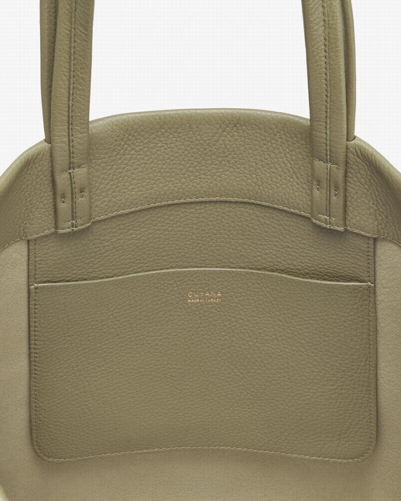 Cuyana Classic Easy Tote Tasker Dame Grøn | NLU2929WL