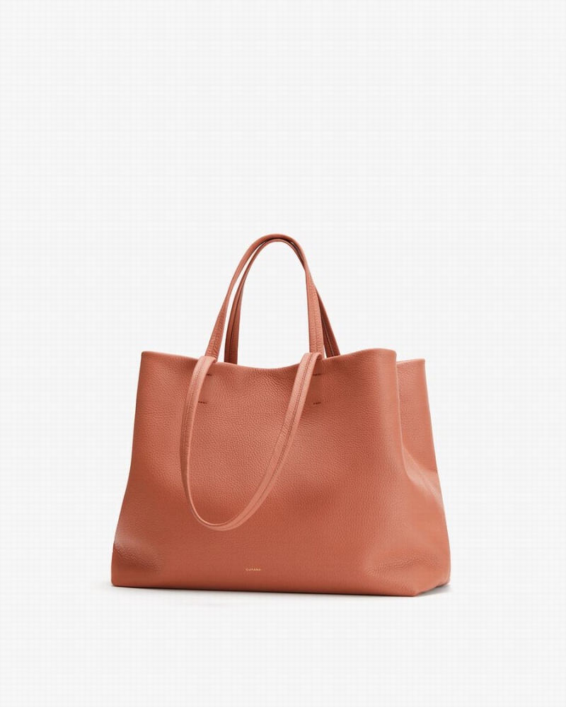 Cuyana Classic Easy Tote Tasker Dame Rød Brune | CWE758WB