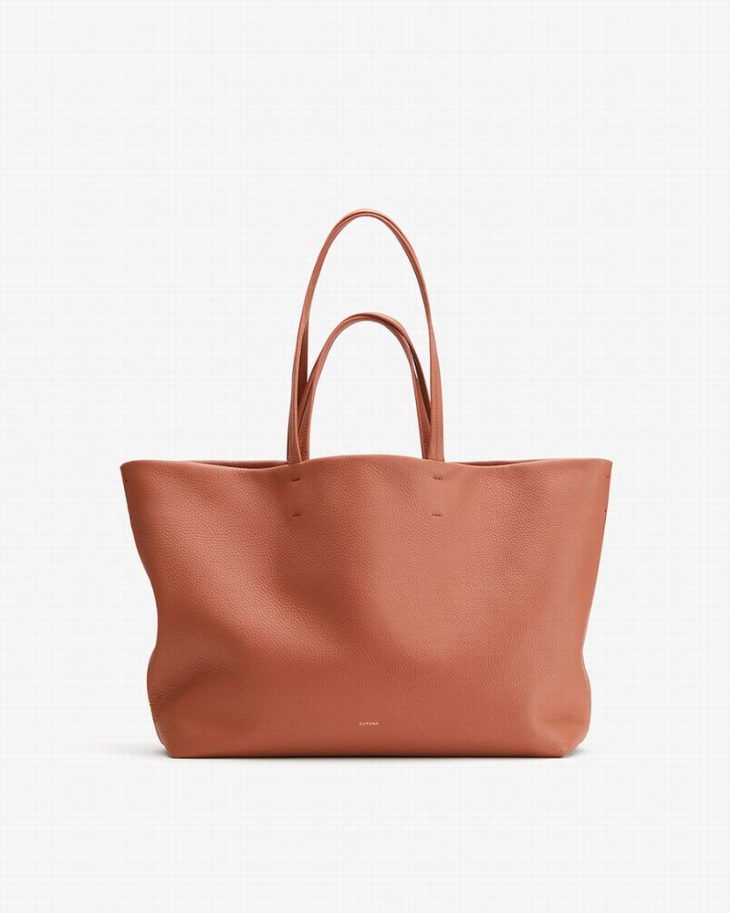 Cuyana Classic Easy Tote Tasker Dame Rød Brune | CWE758WB