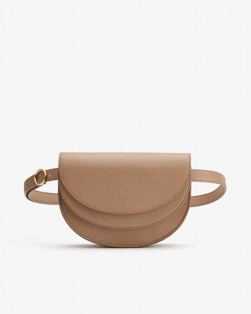 Cuyana Double Moon Bæltetasker Dame Khaki | HDX1318PC