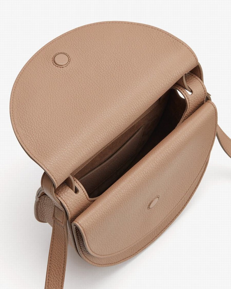 Cuyana Double Moon Sadeltasker Dame Khaki | UWZ2651GB