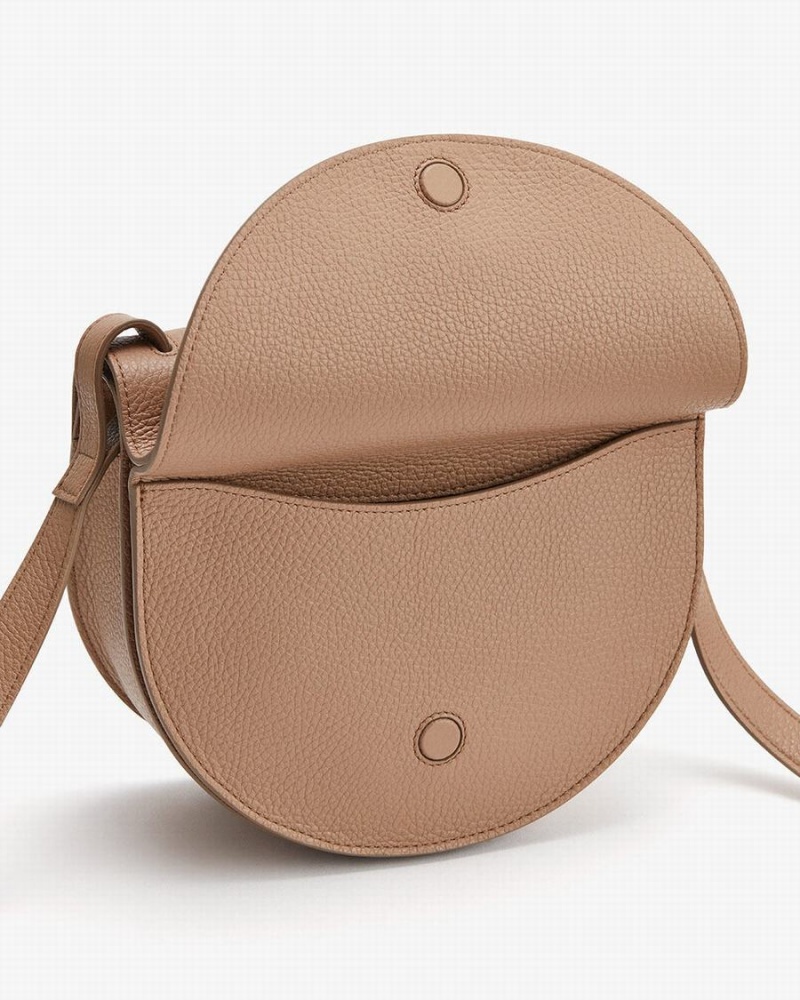 Cuyana Double Moon Sadeltasker Dame Khaki | UWZ2651GB