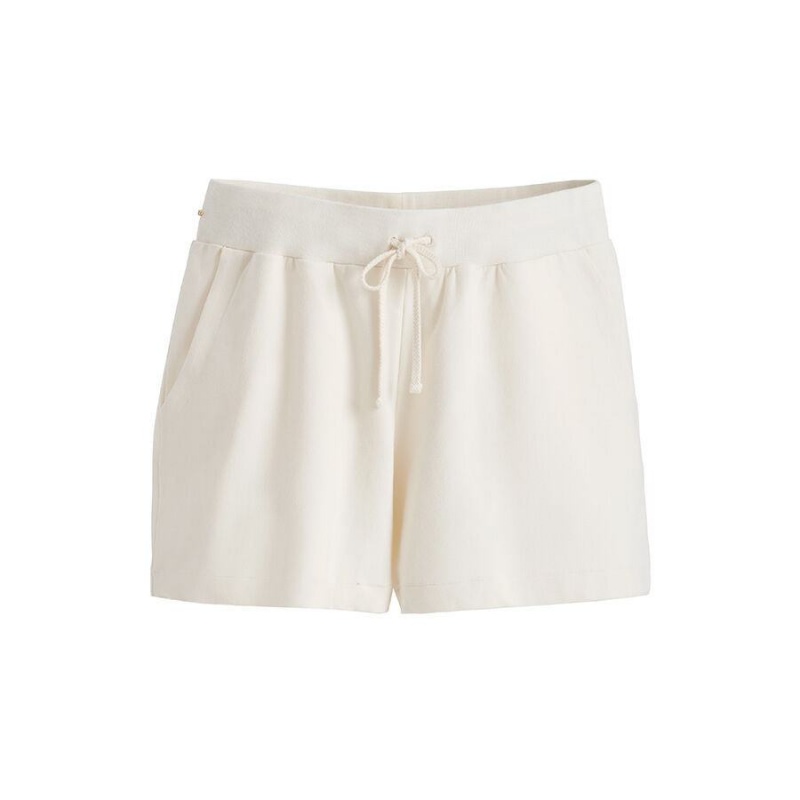 Cuyana French Terry Shorts Dame Hvide | CCT5638HY