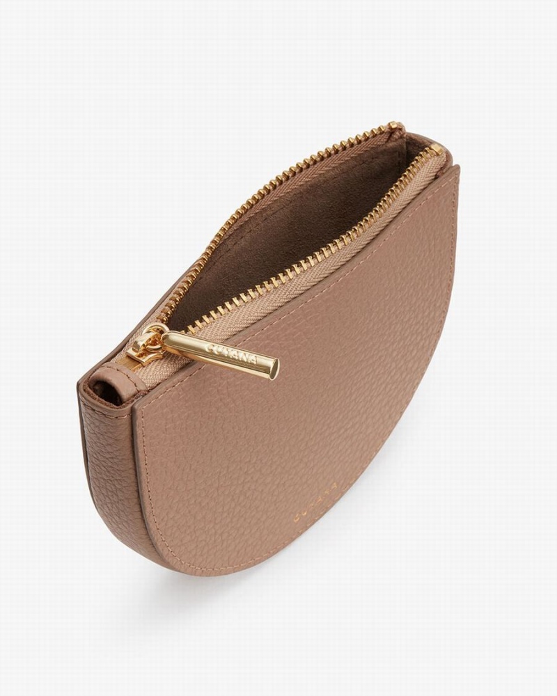 Cuyana Half Moon Pouches Dame Khaki | ZIU2886KP