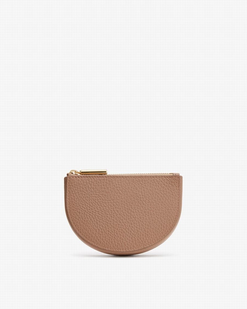 Cuyana Half Moon Pouches Dame Khaki | ZIU2886KP