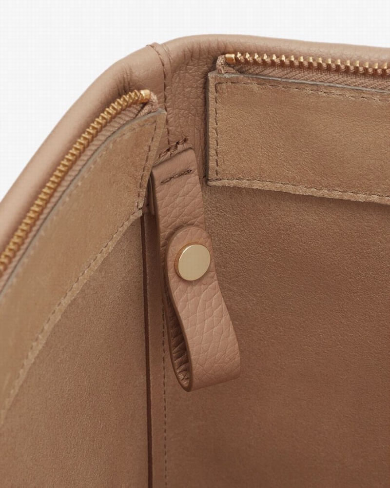 Cuyana Høje Easy Lynlås Tote Tasker Dame Khaki | DXS3942DE