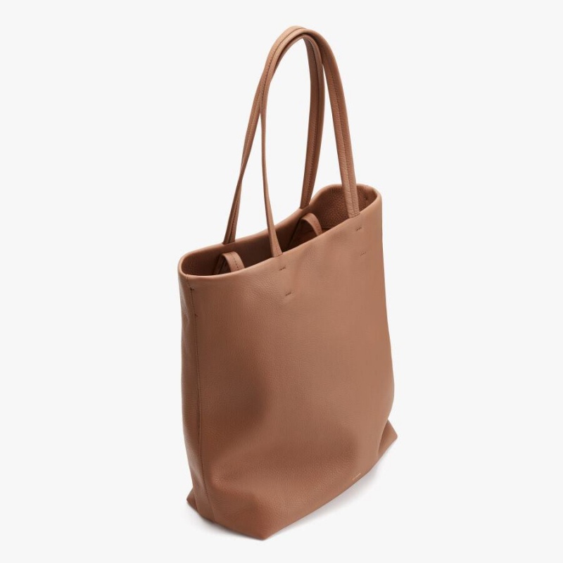 Cuyana Høje Easy Tote Tasker Dame Brune | JAL6942LA