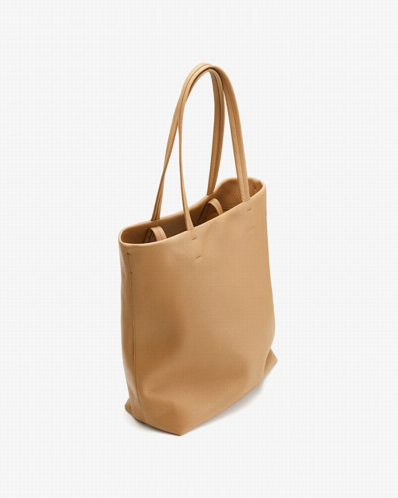 Cuyana Høje Easy Tote Tasker Dame Gul Brune | SVE1263WQ