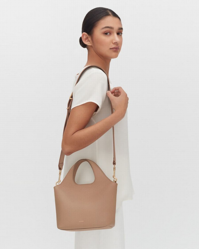 Cuyana Mini System Tote Tasker Dame Khaki | XAU5651CP