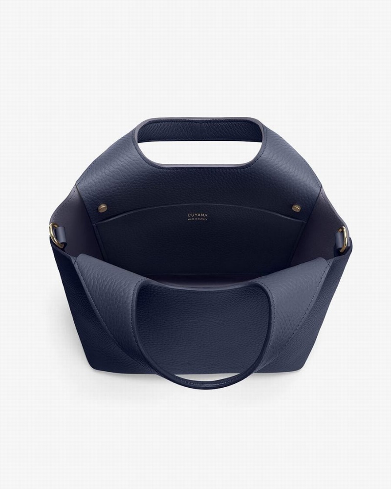 Cuyana Mini System Tote Tasker Dame Mørkeblå | HSP7329OE