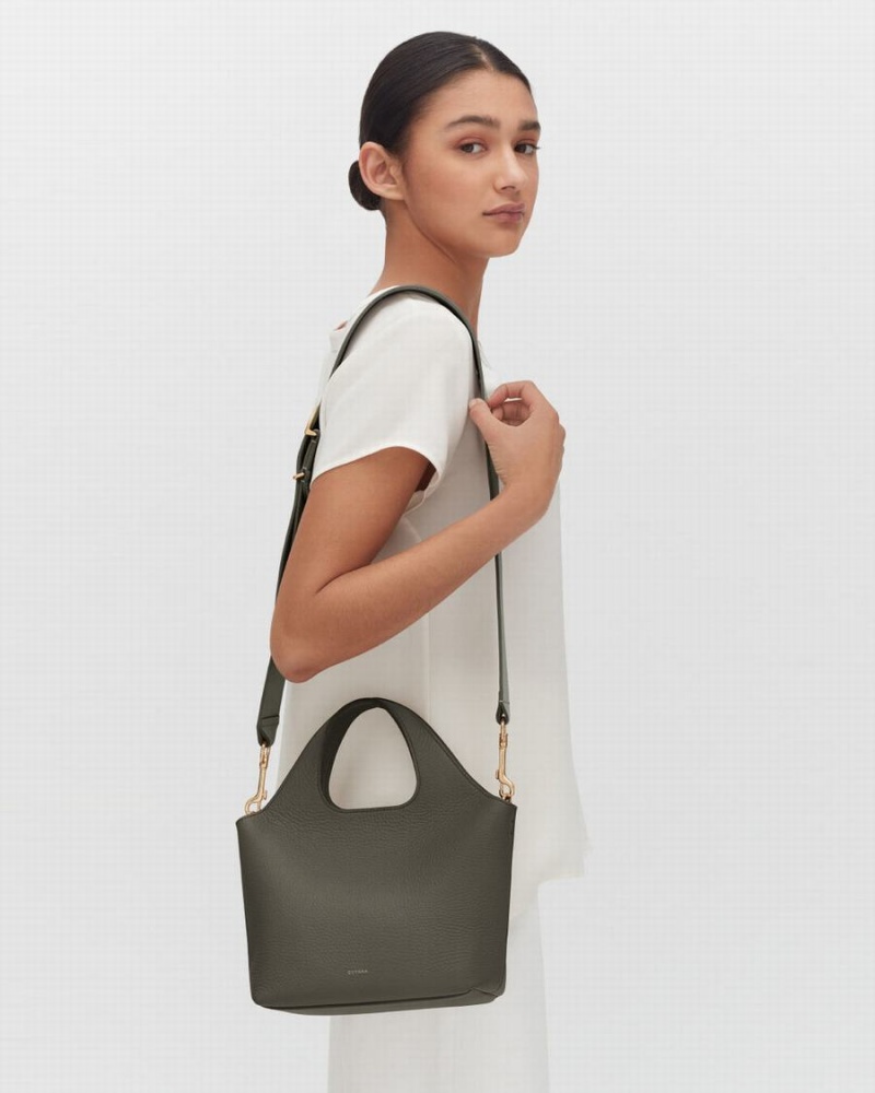 Cuyana Mini System Tote Tasker Dame Mørkegrøn | TWX3548EB