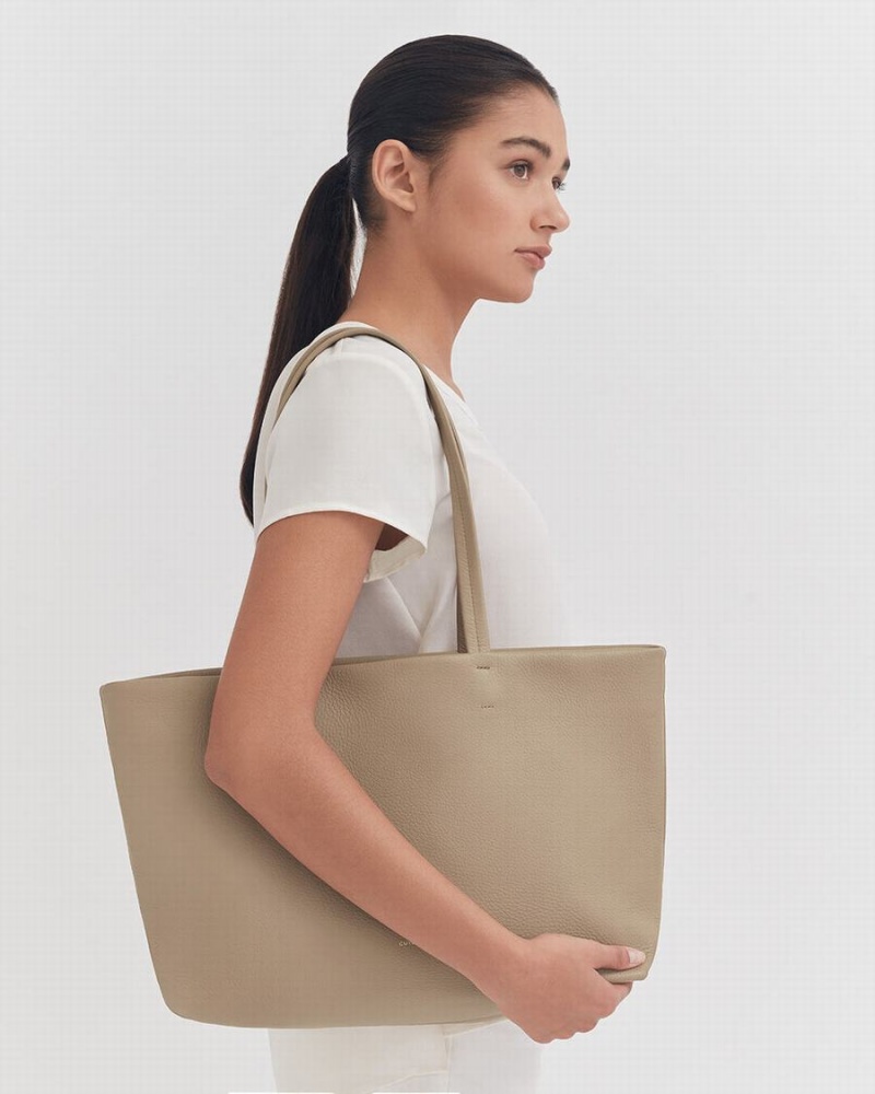 Cuyana Small Easy Tote Tasker Dame Grå | IAX1649BV