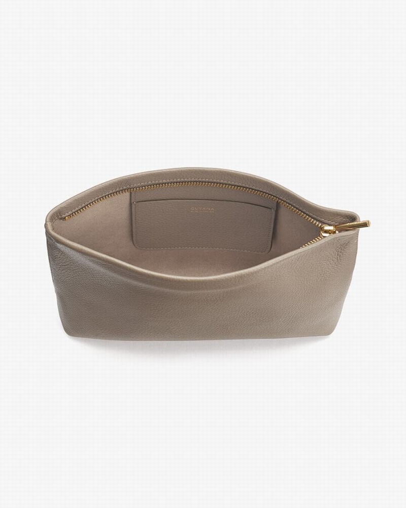 Cuyana Small Lynlås Pouches Dame Grå | SMM4190KW