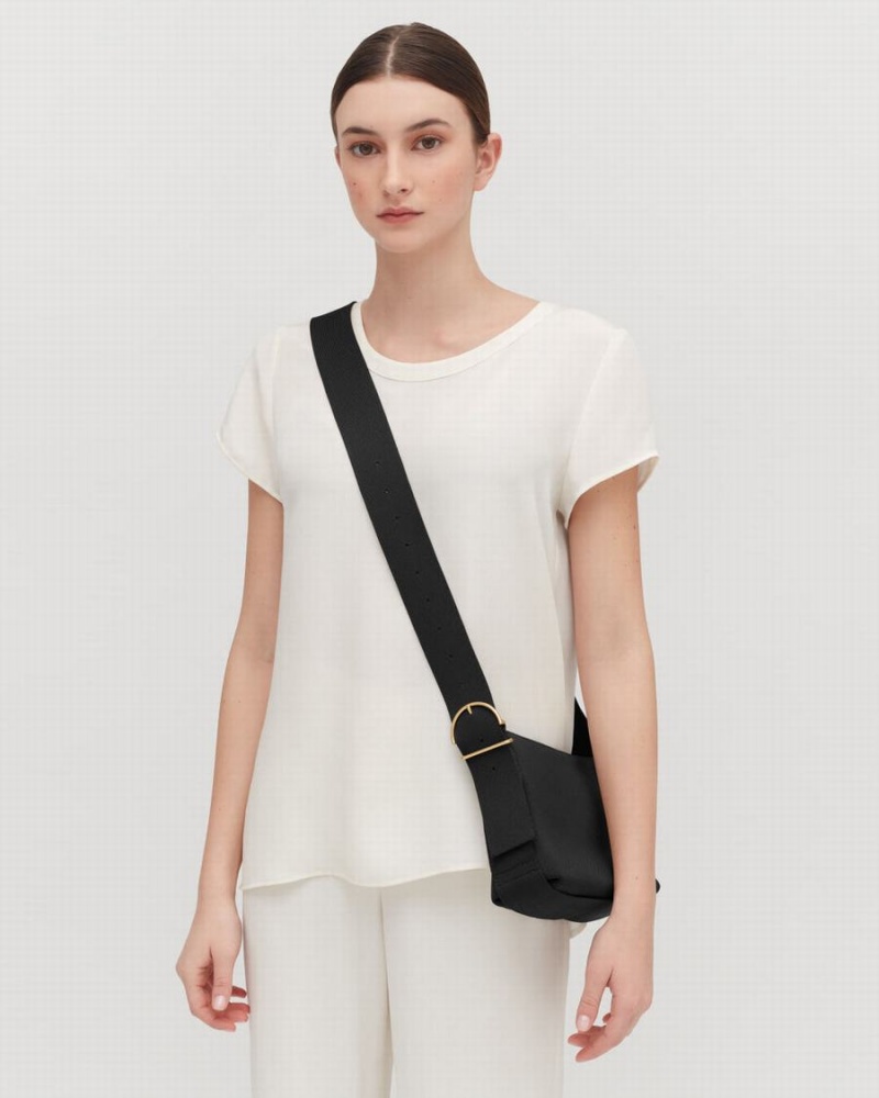 Cuyana Small Sling Crossbody Taske Dame Sort | RMA8137EJ