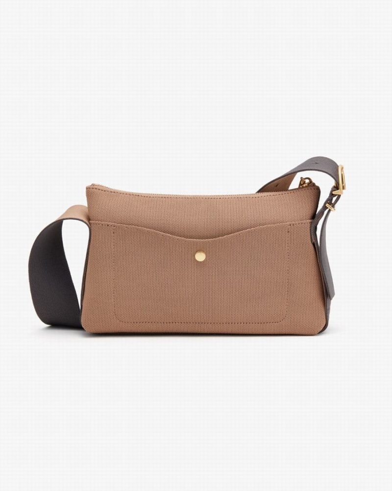 Cuyana Small Sling Crossbody Taske Dame Khaki | CEZ3313ZK