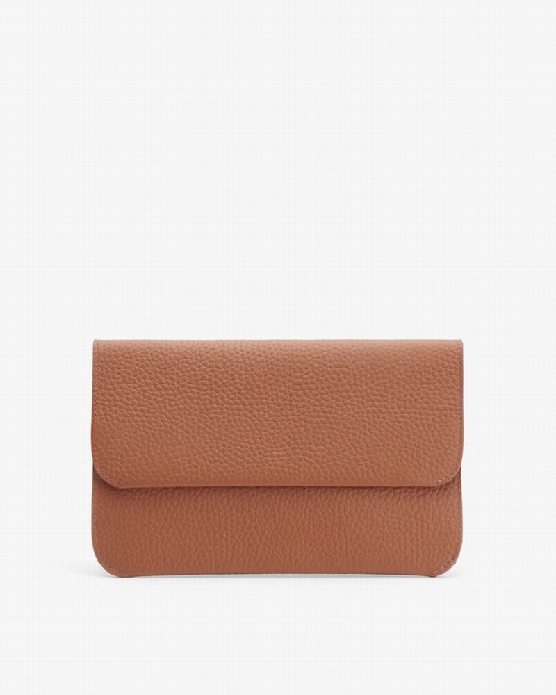 Cuyana System Flap Clutch Tasker Dame Brune | TTP6751GO