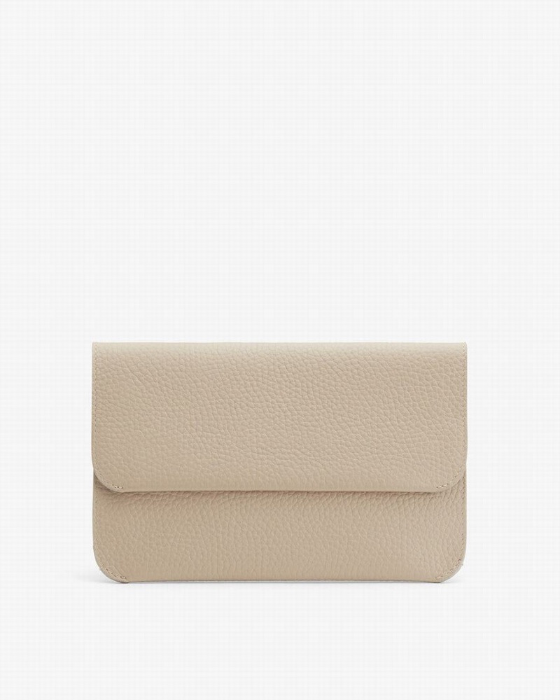 Cuyana System Flap Clutch Tasker Dame Grå | BHD3552GK