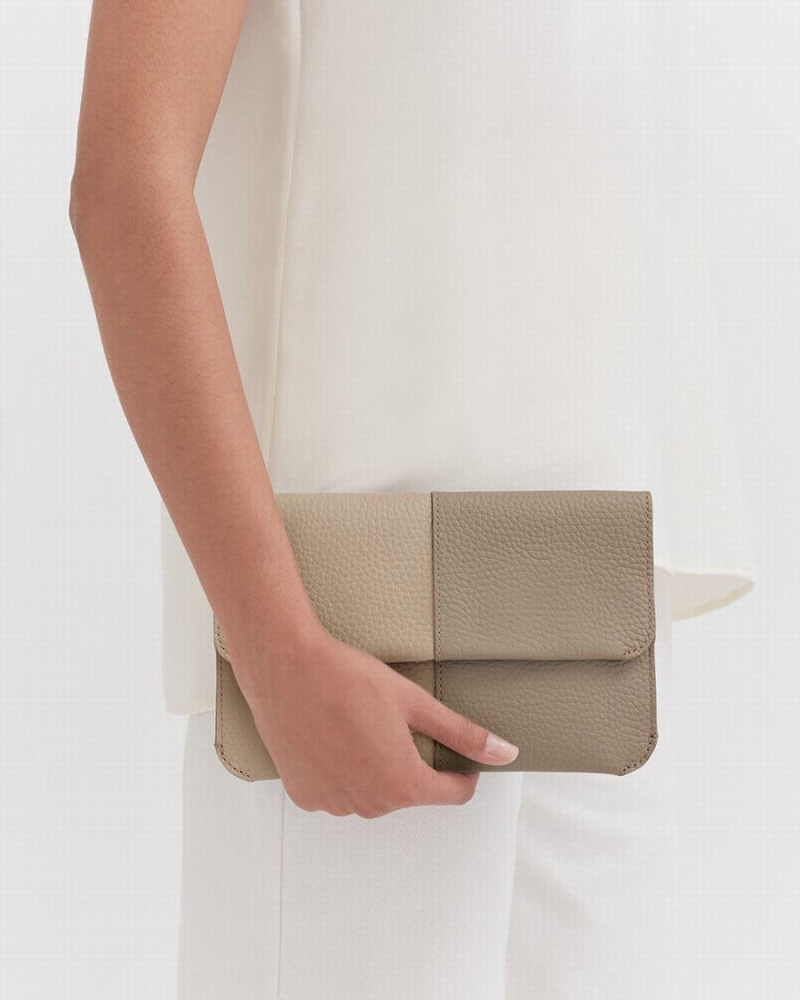 Cuyana System Flap Clutch Tasker Dame Grå | PYP2398QF