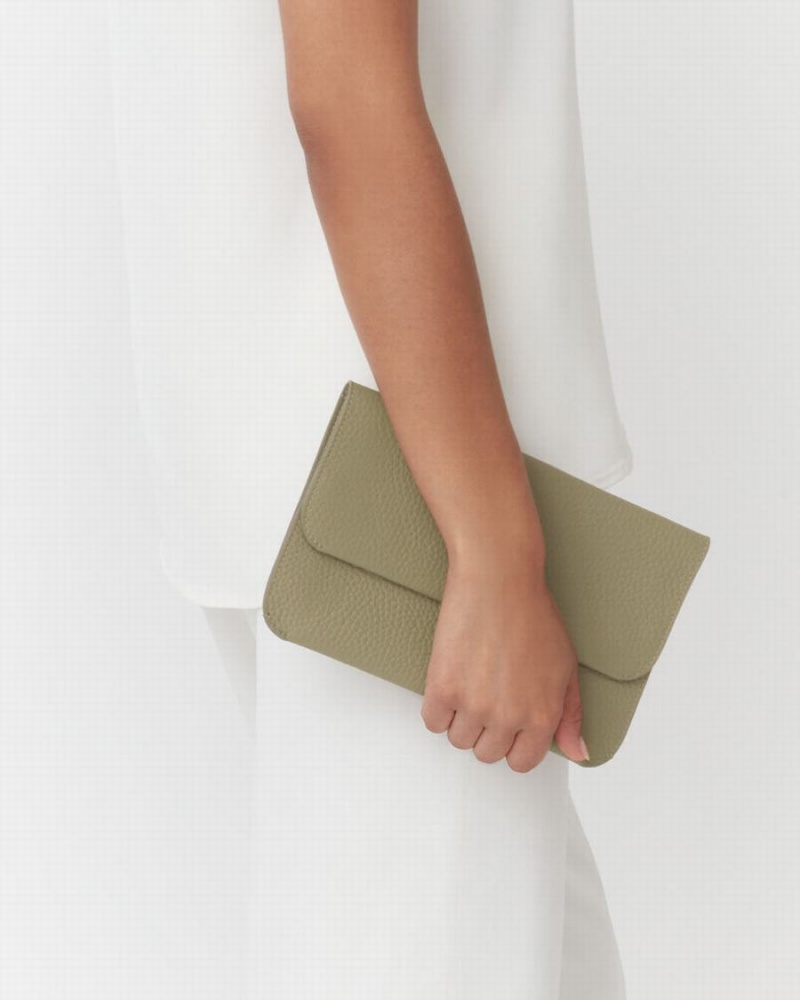 Cuyana System Flap Clutch Tasker Dame Grøn | ZUS1084JC