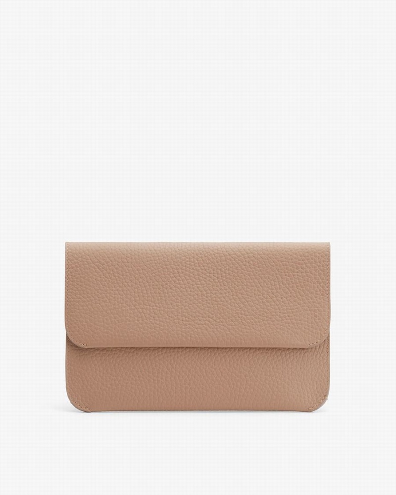 Cuyana System Flap Clutch Tasker Dame Khaki | BFY4795JB