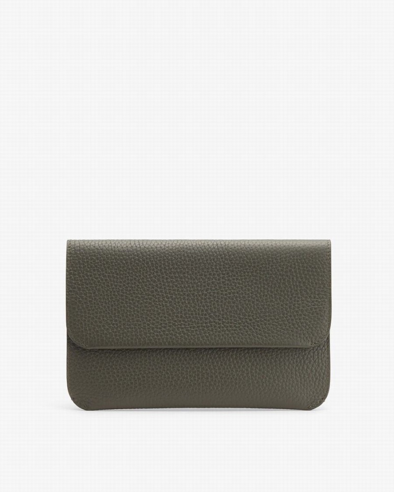 Cuyana System Flap Clutch Tasker Dame Mørkegrøn | CZA4470CQ