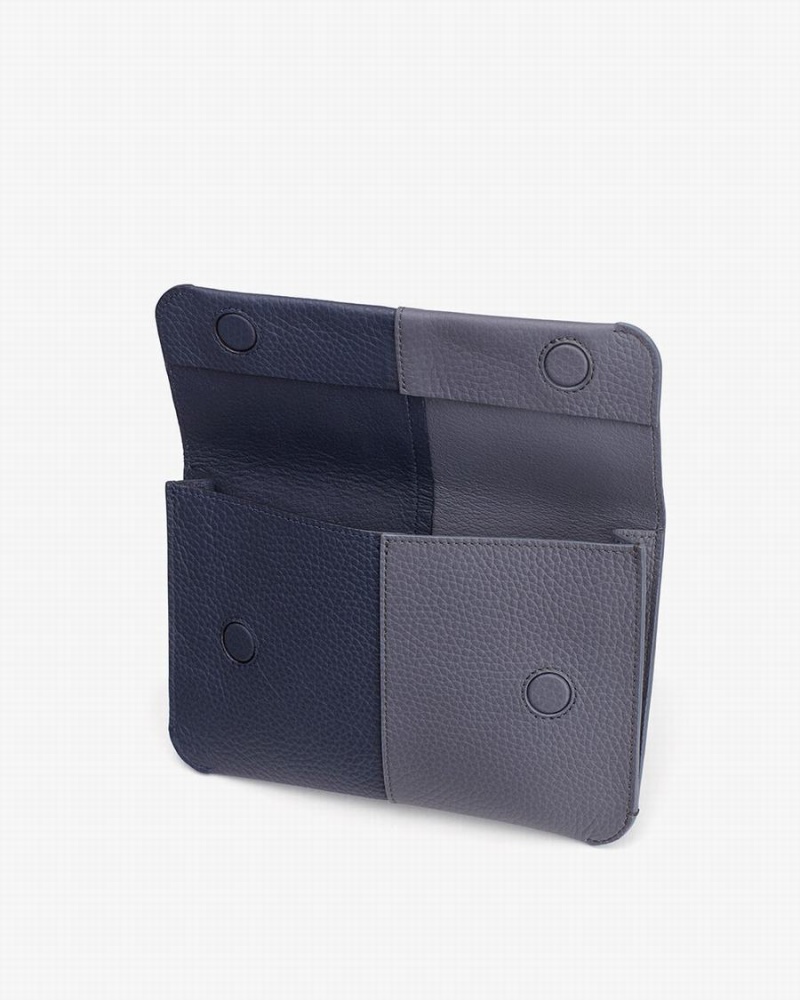 Cuyana System Flap Clutch Tasker Dame Mørkeblå | OCU5850XV