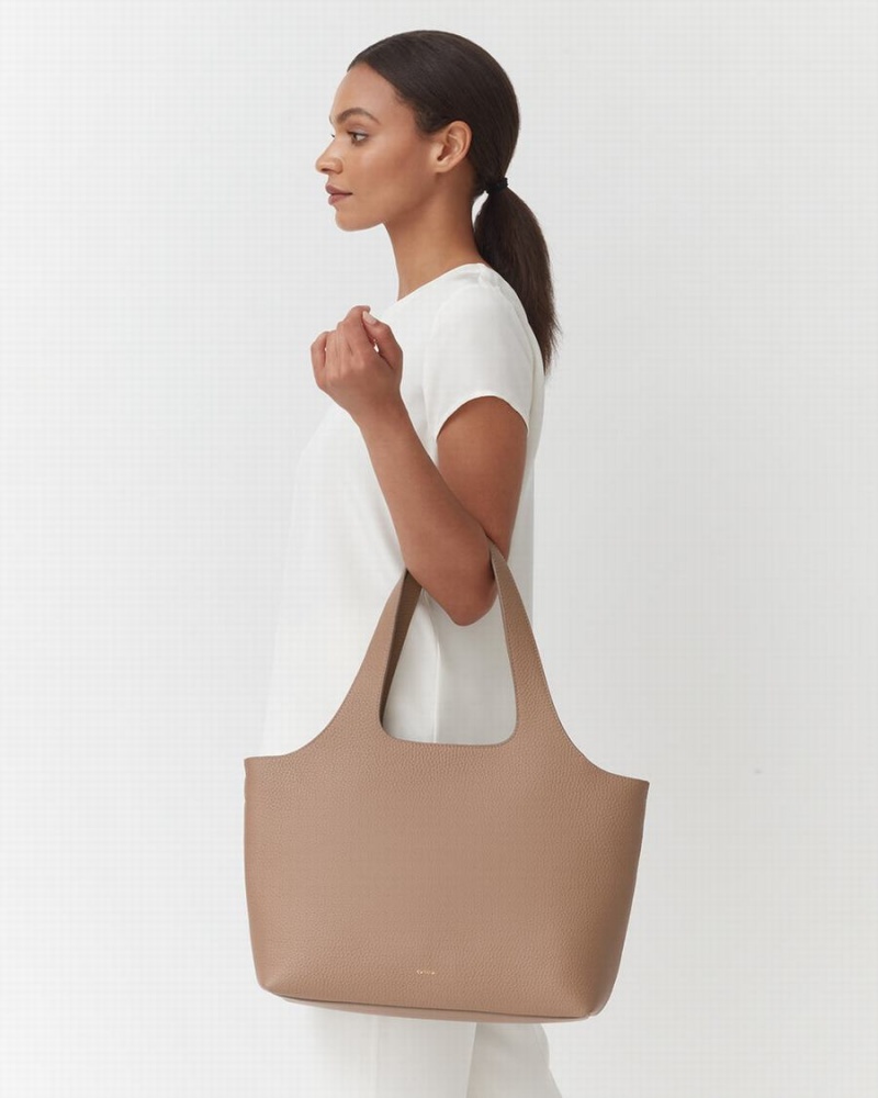 Cuyana System Tote Tasker Dame Khaki | OZD7699HU