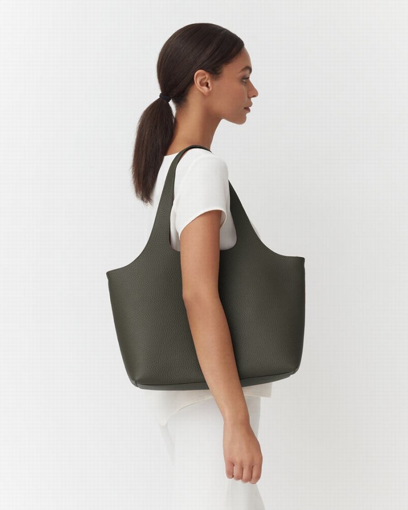 Cuyana System Tote Tasker Dame Mørkegrøn | KMP1169KC